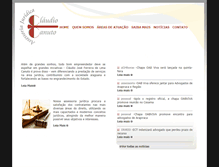 Tablet Screenshot of claudiocanuto.com.br
